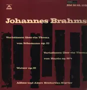 LP - Brahms / Alfons & Aloys Kontarsky - Variationen OP. 23; 56b / Walzer OP. 39