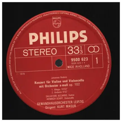 Brahms - Double Concerto / Variation Sur Un Thème De Haydn