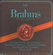 LP-Box - Brahms/ David Oistrach, Lorin Maazel, Staatskapelle Dresden a.o. - Symphonie Nr.1* Klavierkonzert Nr.2* Violinkonzert D-dur - linen box
