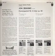 LP - Brahms - Klavierquartett Nr. 2 A-dur op.26 (Karl Engel, Sándor Végh,..)