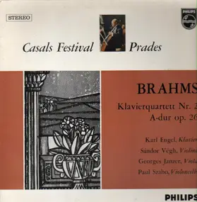Johannes Brahms - Klavierquartett Nr. 2 A-dur op.26 (Karl Engel, Sándor Végh,..)