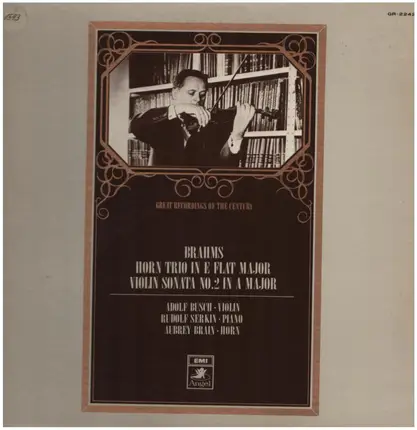 Brahms - Horn Trio in E Flat Major; Violin Sonata No.2 In A Major
