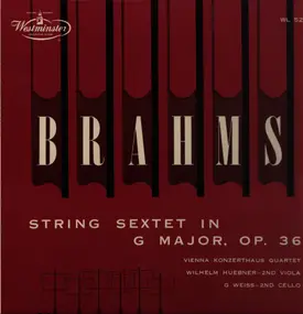 Johannes Brahms - String Sextet In G Major, Op. 36