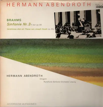 Brahms - Symphonie Nr. 3 F-dur op. 90 / Variationen über ein Thema von Haydn op.56a