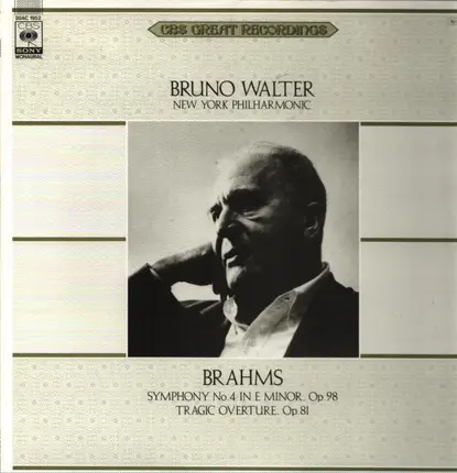 Brahms - Symphony No 4 in E Minor OP.98 / Tragic Overture OP.81 (Walter)
