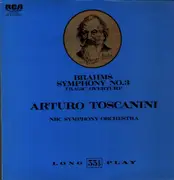 LP - Brahms - Synphony No.3, Tragic Overture. (Arturo Toscanini)