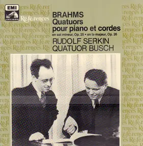 Johannes Brahms - Quatuors pour piano et cordes en sol mineur op. 25, en la majeur op. 26