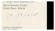 Double LP - Brahms / Tartini / Tschaikowsik - Gala-Konzert Mit David Oistrach - Signed by Evelyn Richter