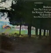 LP - Brahms - Triop Nr. 1 für Klavier, Violine und Violoncello - blue labels