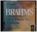 CD - Brahms - Piano Concerto No. 1 / Variations on a Theme by Paganini