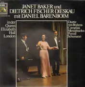 LP - Brahms, Cornelius, Purcell, Schumann / Baker, Fischer-Diskau, Barenboim - Duette