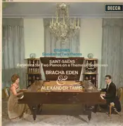 LP - Brahms / Saint-Saens - Two Pianos, Bracha Eden & Alexander Tamir - VG only