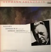 LP - Brahms - Sinfonie Nr. 4 3-moll op.98 - Mono + Insert