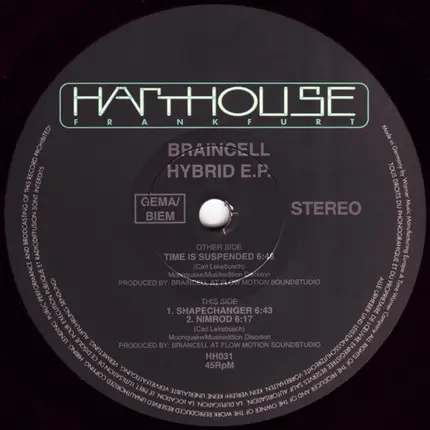 Braincell - Hybrid E.P.