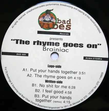 Brainiac - The Rhyme Goes On