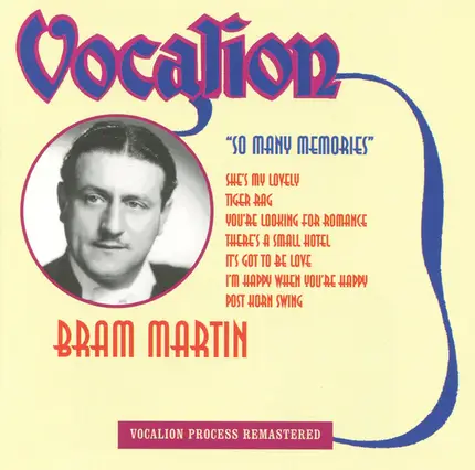 Bram Martin And His Band - So Many Memories