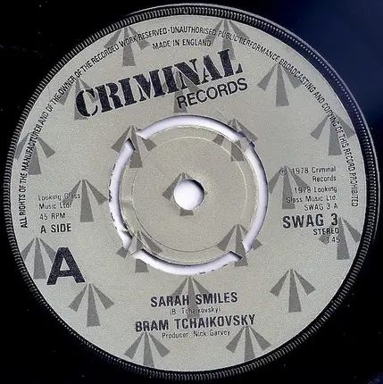 Bram Tchaikovsky - Sarah Smiles