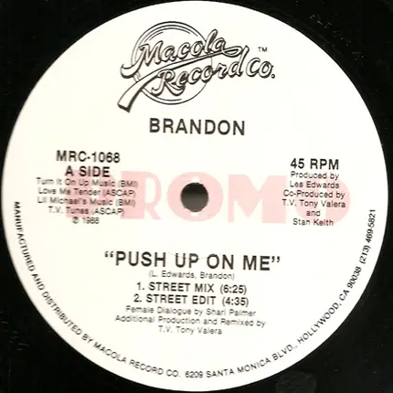Brandon - Push Up On Me