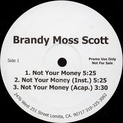 Brandy Moss-Scott - Not Your Money