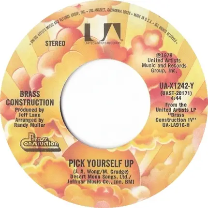 Brass Construction - Help Yourself / Pick Yourself Up