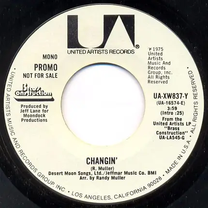 Brass Construction - Changin'