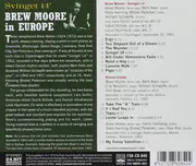 CD - Brew Moore - Svinget 14' (Brew Moore In Europe)