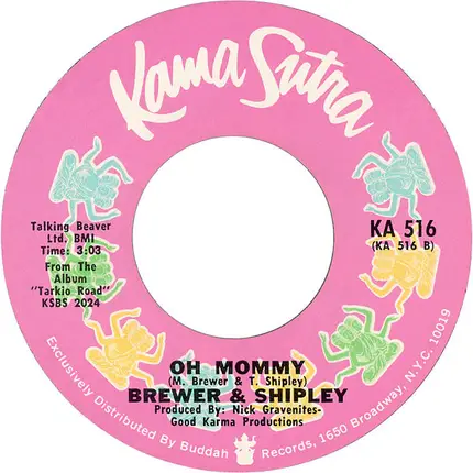 Brewer And Shipley - One Toke Over The Line / Oh Mommy
