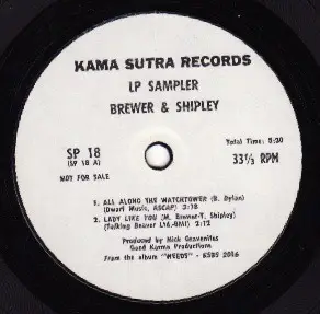 Brewer And Shipley - LP Sampler
