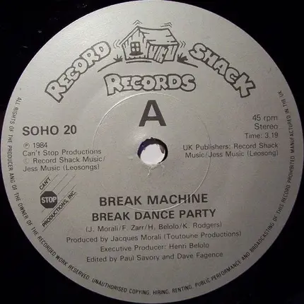 Break Machine - Break Dance Party