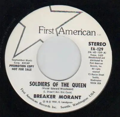 Breaker Morant / Edward Woodward - Soldiers Of The Queen / At Last