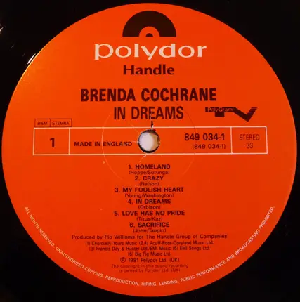 Brenda Cochrane - In Dreams
