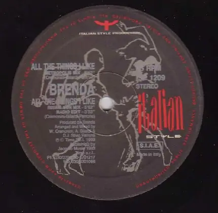 Brenda - All The Things I Like