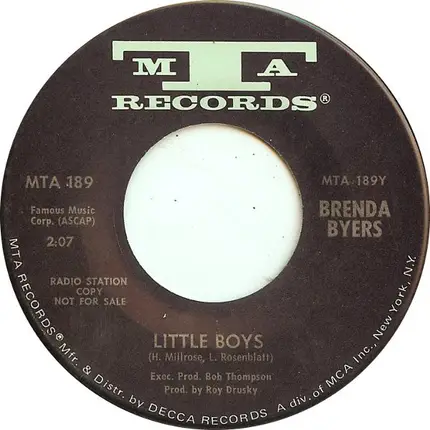 Brenda Byers - Little Boys