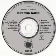CD - Brenda Kahn - Epiphany In Brooklyn