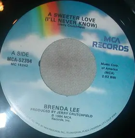 Brenda Lee - A Sweeter Love (I'll Never Know)