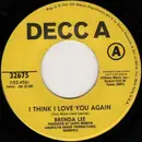 7inch Vinyl Single - Brenda Lee - I Think I Love You Again