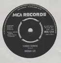 7inch Vinyl Single - Brenda Lee - Sunday Sunrise / Must I Believe