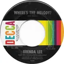7inch Vinyl Single - Brenda Lee - Where's The Melody?