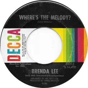 Brenda Lee - Where's The Melody?