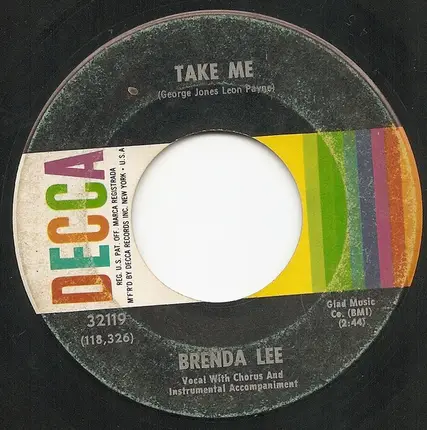 Brenda Lee - Born To Be By Your Side