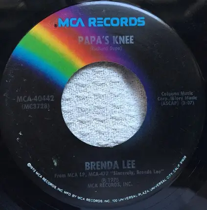Brenda Lee - Bringing It Back / Papa's Knee
