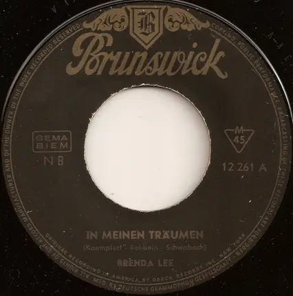 Brenda Lee - In Meinen Träumen