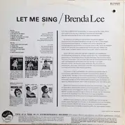 LP - Brenda Lee - ... 'Let Me Sing'