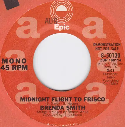 Brenda Smith - Midnight Flight To Frisco