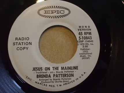 Brenda Patterson - Jesus On The Mainline
