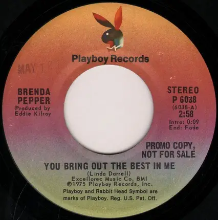 Brenda Pepper - You Bring Out The Best In Me