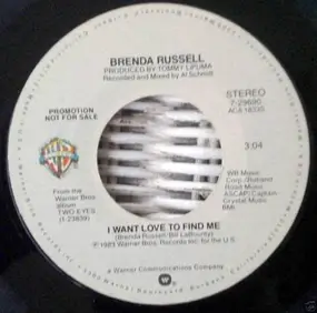 Brenda Russell - I Want Love To Find Me