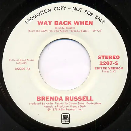 Brenda Russell - Way Back When