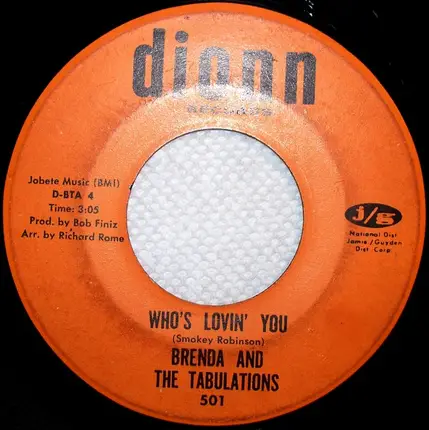 Brenda & The Tabulations - Stay Together Young Lovers / Who's Lovin' You