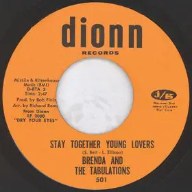 Brenda & the Tabulations - Stay Together Young Lovers